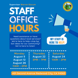 Staff office hours